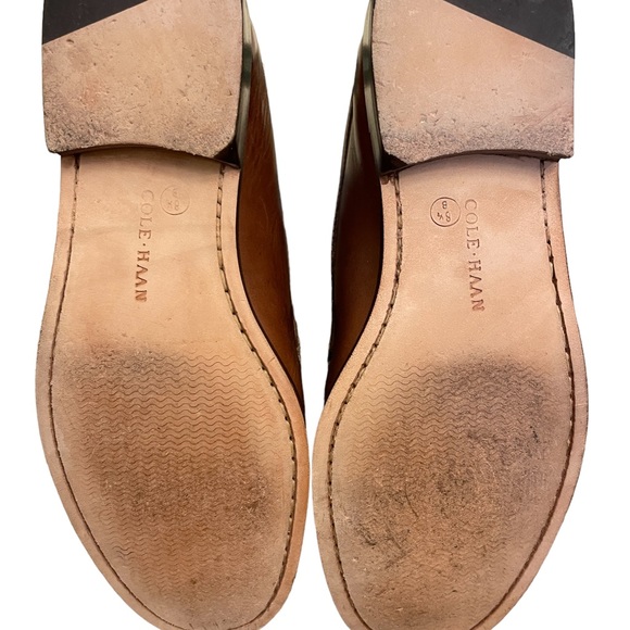 Cole Haan Burnt Bridle Leather Kriss F6337 Loafers Size 8.5 - Picture 4 of 7